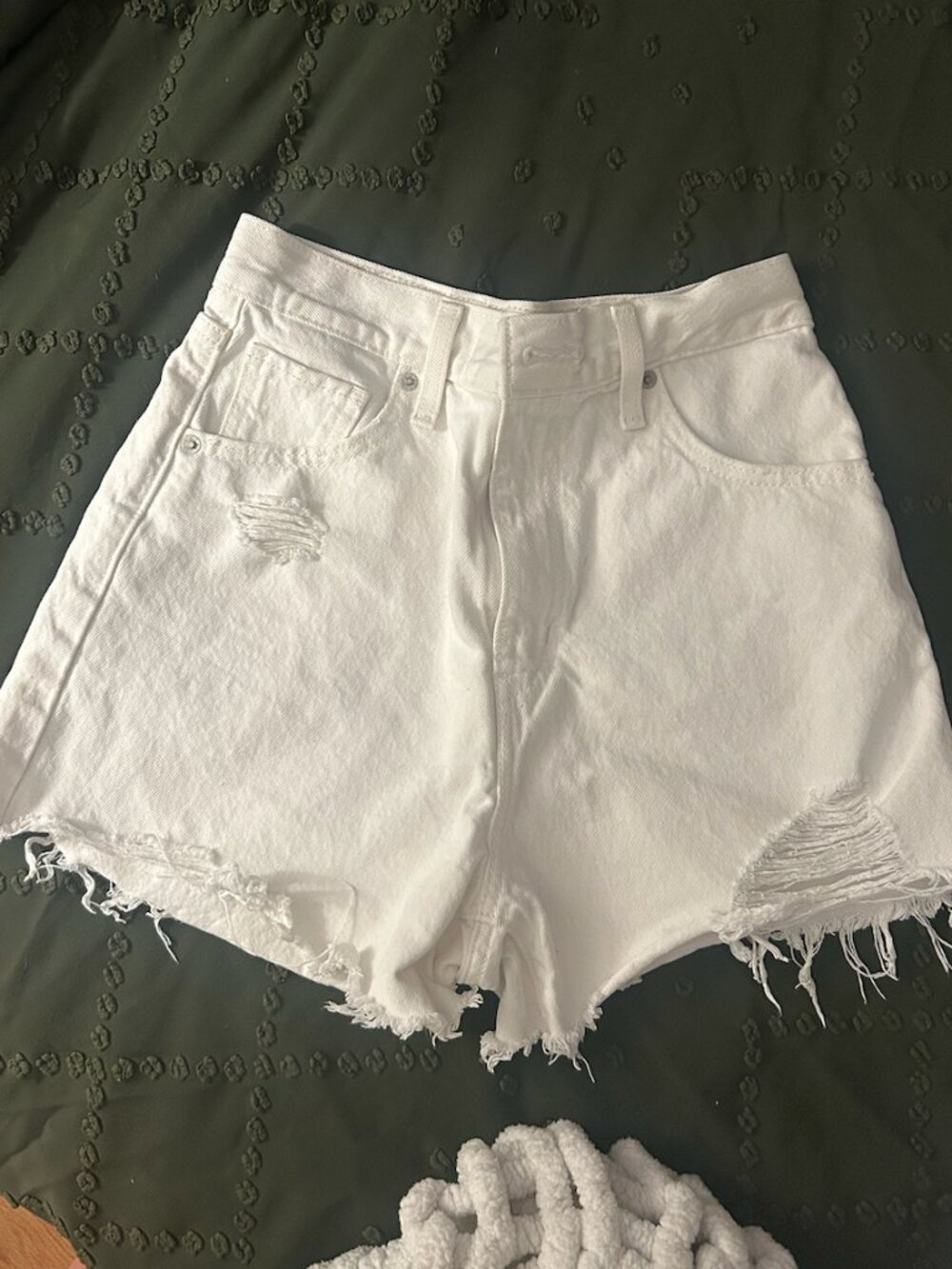 Levi's High Waisted Jean Shorts